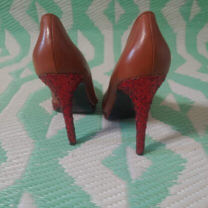 Custom Brown High Heels - Image 5