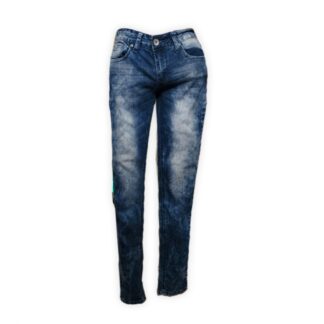Low Rise Bleach Pattern Jeans