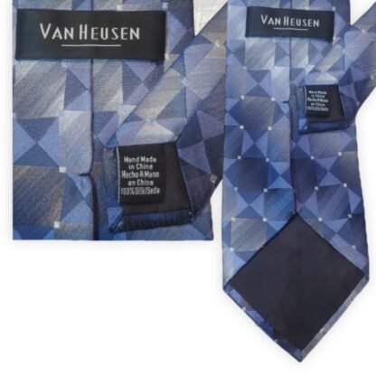 Van Heusen Baby Blue Geometry Tie - Image 3