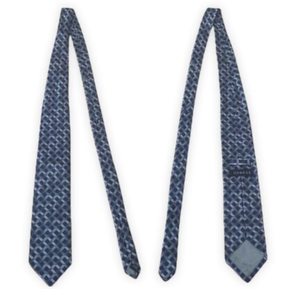 Hagger Black & Grey Geometry Tie - Image 2