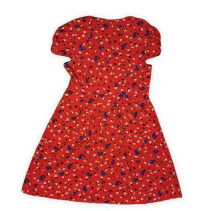 Retro Red Floral Dress - Image 4