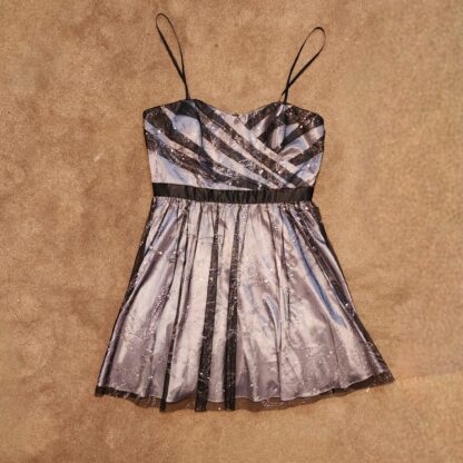 Black & Purple Sparkle Dress - Image 7