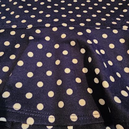 90's Look Deep Blue Polka-dot Dress - Image 7