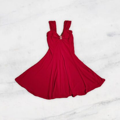 Red Semi Formal Dress by Reina - Image 3