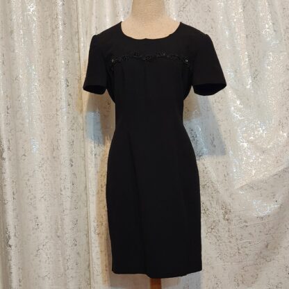 John Robers Petite Vintage Black Little Dress