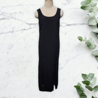 Black Slit Dress