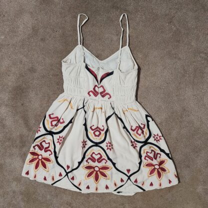 RARE BOHO Full Embroidery Strap Dress - Image 4