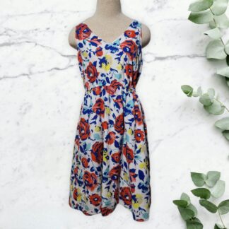 Beautiful White Spring Floral Dress