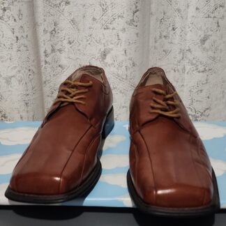 Size 12 Mens Zengara Brown Square Derby Shoes