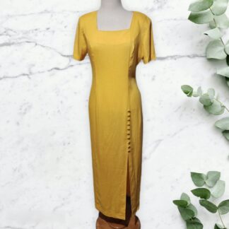Yellow Vintage Long Dress