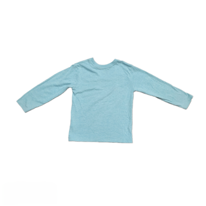 Little Kids Retro Aqua Long Sleeve Shirt Sz Sm - Image 3