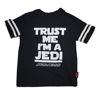 Kids Trust Me I'm a Jedi Short Sleeve Shirt Sz 5T