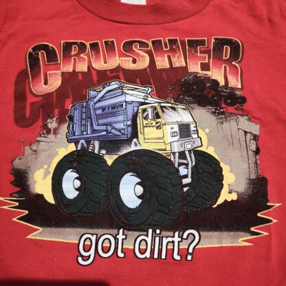 Little Kids Crusher Got Dirt Short Sleeve Shirt Sz 3T - Image 4