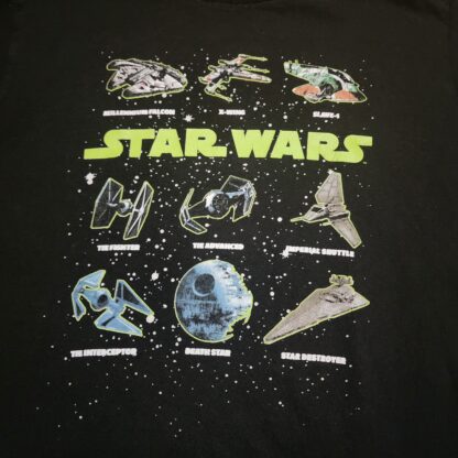 Kids Star Wars Space Fighters Decal Tee Sz 8 - Image 3