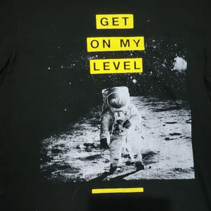 Kids Get on my Level Black Tee Sz Sm - Image 3