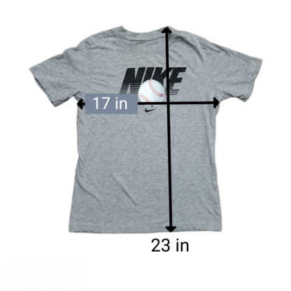 Kids Grey The Nike Tee Sz Lg - Image 6