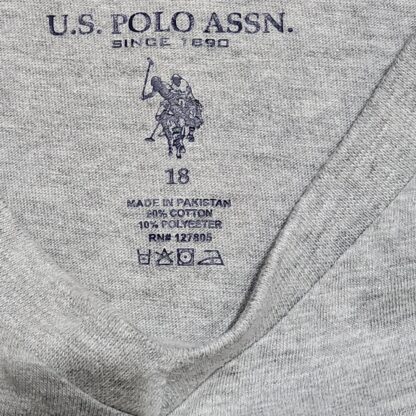 Big Kids USPA Grey Tee Sz 18 - Image 5