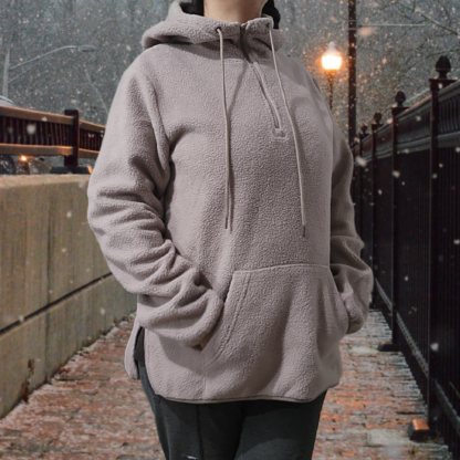 Grey Eddie Bauer Cozy Hoodie Sz Lg