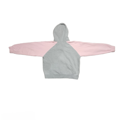 Pink & Grey Yankees Hooded Jacket Sz Med - Image 3