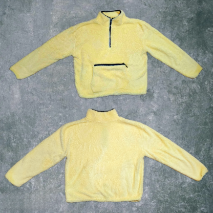 No Boundaries Soft Yellow Fleece Sweater Sz XXL - Image 3