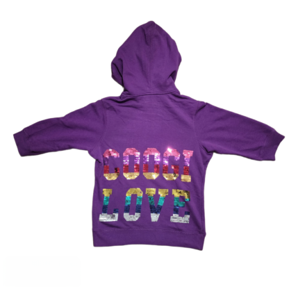 Big Kids Purple CG Coogi Hoodie Sz Lg - Image 3