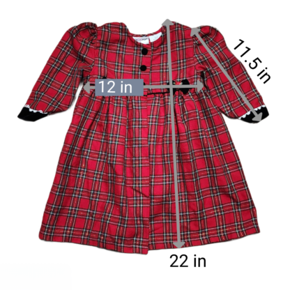 Cute Plaid Over Top Outfit Sz 4t - Image 7