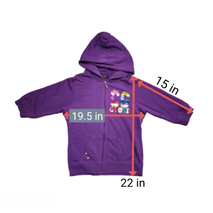 Big Kids Purple CG Coogi Hoodie Sz Lg - Image 9