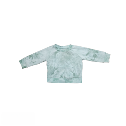 Little Kids Tie Dye Front Pocket Sweater - Image 3