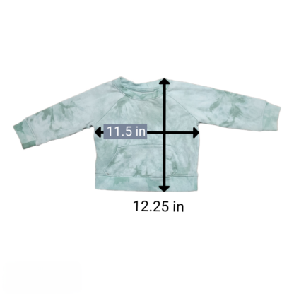 Little Kids Tie Dye Front Pocket Sweater - Image 6