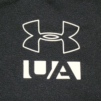 Kids Black & White Under Armor Hoodie Sz YMed - Image 5