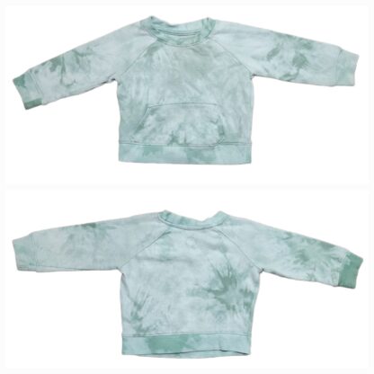 Little Kids Tie Dye Front Pocket Sweater