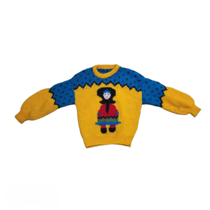 Kids Handmade Knitted Sweater Sz Med