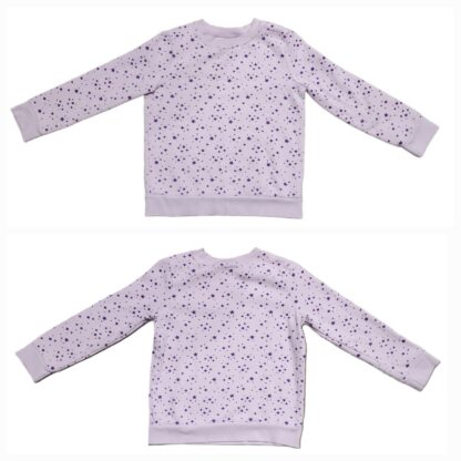 Kids Pink & Purple Stars Sweater Sz Med