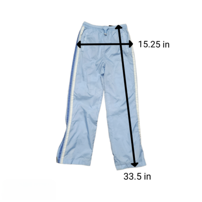 Retro Y2K Baby Blue Jogger Pants Sz 7/8 - Image 8