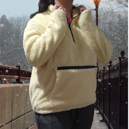 No Boundaries Soft Yellow Fleece Sweater Sz XXL